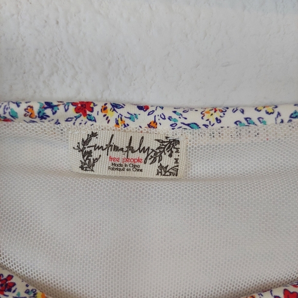 Intimately Free People Bella Floral Bodysuit Size Meduim - Picture 5 of 11